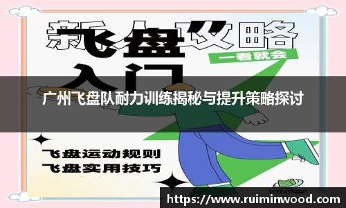 广州飞盘队耐力训练揭秘与提升策略探讨