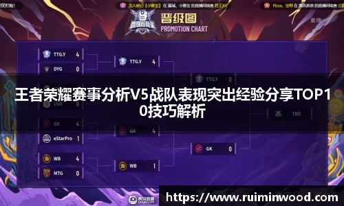 王者荣耀赛事分析V5战队表现突出经验分享TOP10技巧解析