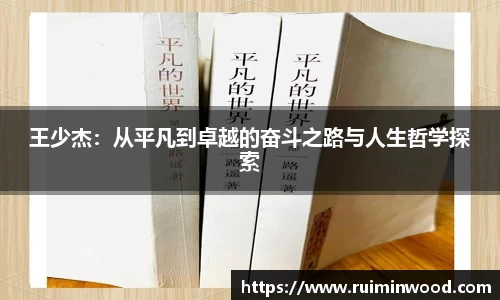 王少杰：从平凡到卓越的奋斗之路与人生哲学探索